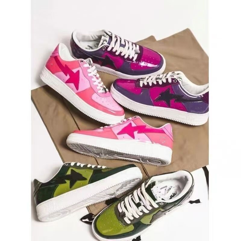 Putian factory direct foreign trade BAPESTA dunk low wear-resistant men's and women's thick-soled shoes fashion trend board shoes