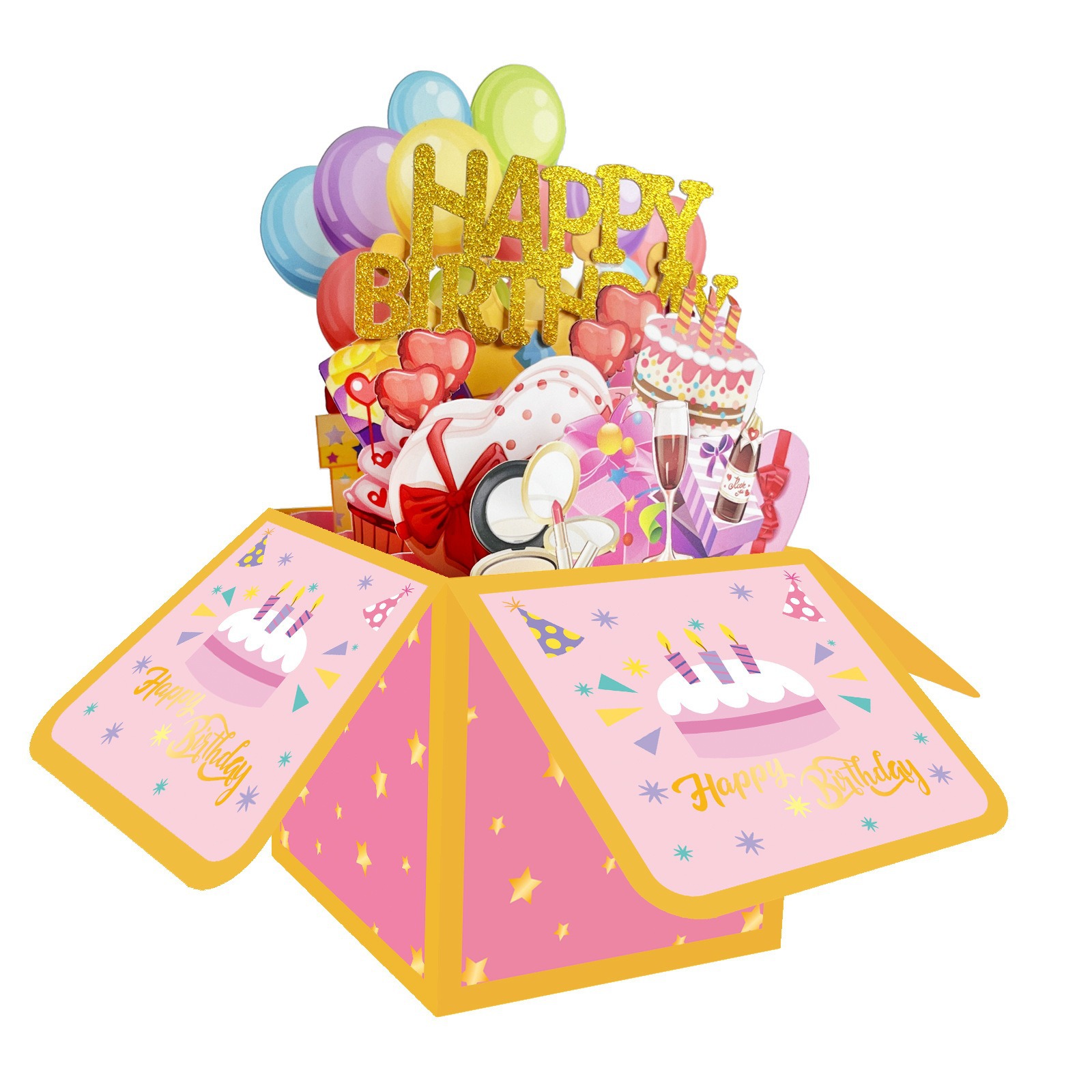 풍선 입체 생일 카드 B형