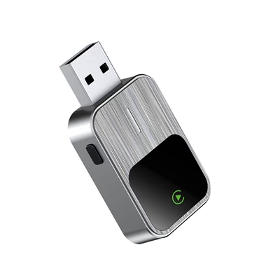 2026 New Car Wireless Carplay Box Android Two-In-One Car Adapter Car Connectivity (Simsiz CarPlay və Android Auto) - k2-overseas-version-silver