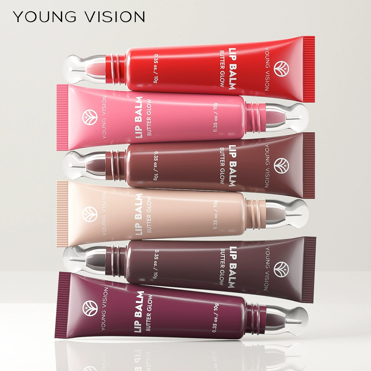 YOUNG VISION Блеск для губ с кристаллической палочкой, перламутровый блеск, 6 цветов в наличии