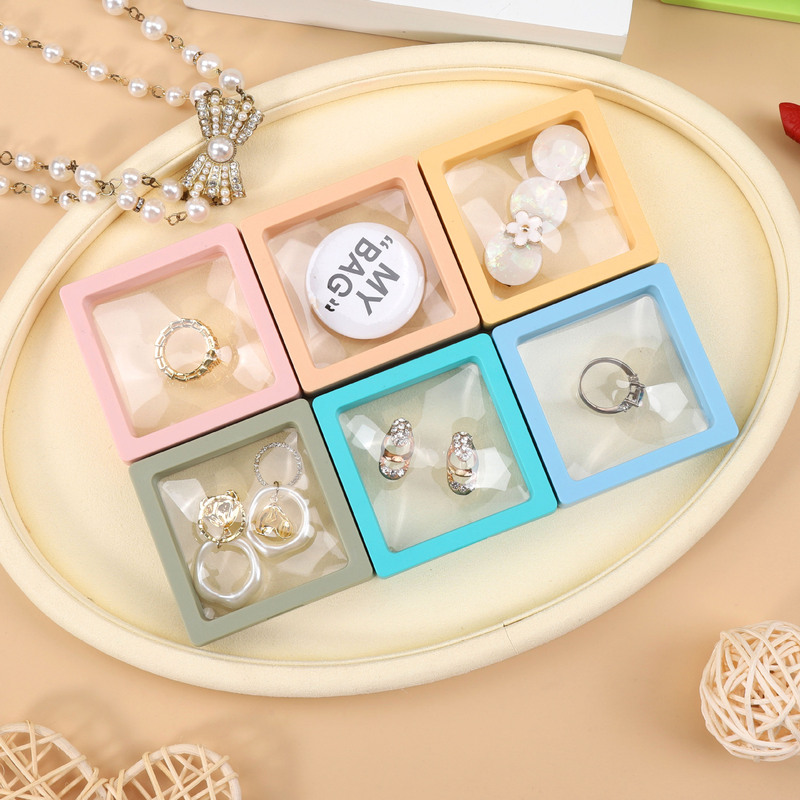 Highly Elastic Transparent Pe Suspension Box, Colorful Film Storage Box, Badge Ring Necklace Box, Bracelet Jewelry Box Highly Elastic Transparent Pe Suspension Box, Colorful Film Storage Box, Badge Ring Necklace Box, Bracelet Jewelry Box