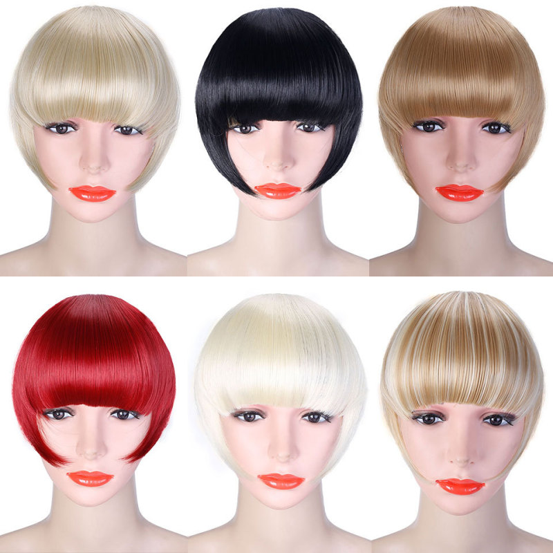 Foreign Trade Air Bangs Wig Women's Front Forehead Curtain Natural Cartoon Fake Bangs Invisible Traceless Qi Bangs Wig