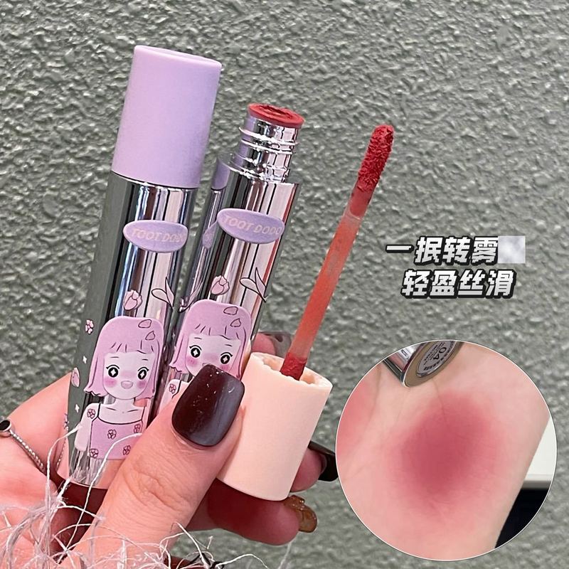Toot Dodo哑光雾面唇釉 韩系丝绒哑光不粘杯显色口红唇泥跨境美妆|undefined