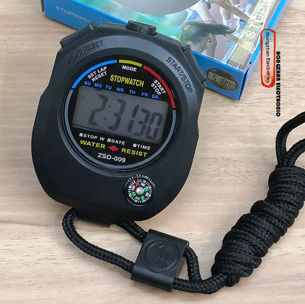 Stopwatch Timer Stopwatch Dual-Function Multi-Functional Outdoor Fitness Electronic Stopwatch Timer Competition Running Test