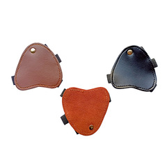 廠家直銷棕色翻毛迷你護手耐磨超纖護手射擊射箭傳統反曲弓箭護具