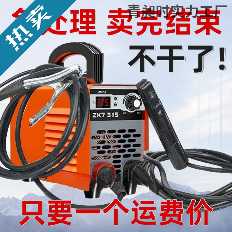 速】电焊机220v家用小型250便携式315家用迷你小焊机超小全套