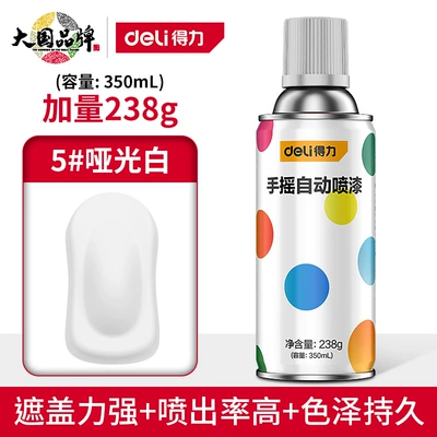 Avtomobil boyası | Deli automatic hand-cranked self-painting metal - super-value-weighted-238g-5matte-white-12-bottlesbox-effective-upgrade-spray-paint