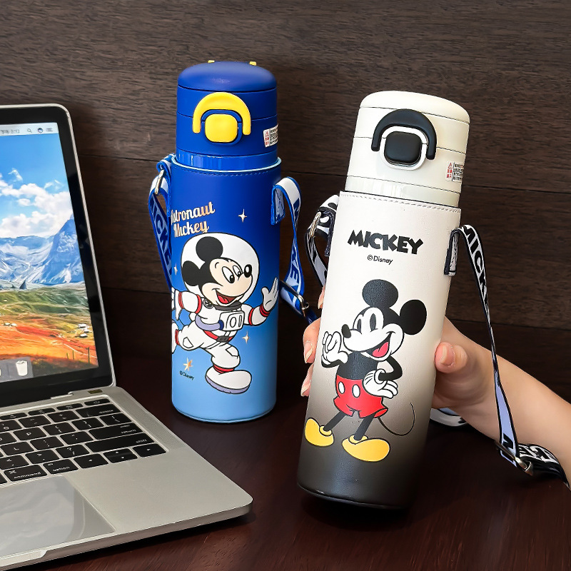 Bebidas lindas tazas de aislamiento térmico para niños 316 acero inoxidable especial para niños y niñas con cubierta de taza de agua de paja a prueba de caídas