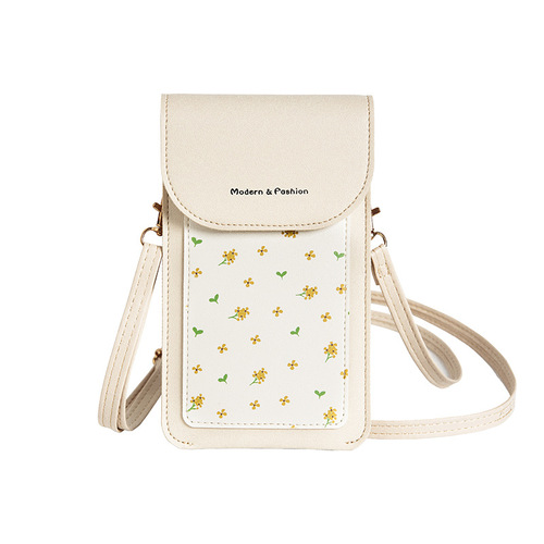  cross-border new style touch screen mobile phone bag women's shoulder crossbody bag girls mini phone bag