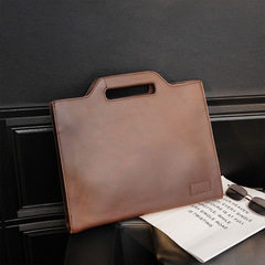 Wholesale new portable men's bag, shoulder bag, youth crossbody bag, men's casual business briefcase, stereotyped document bag