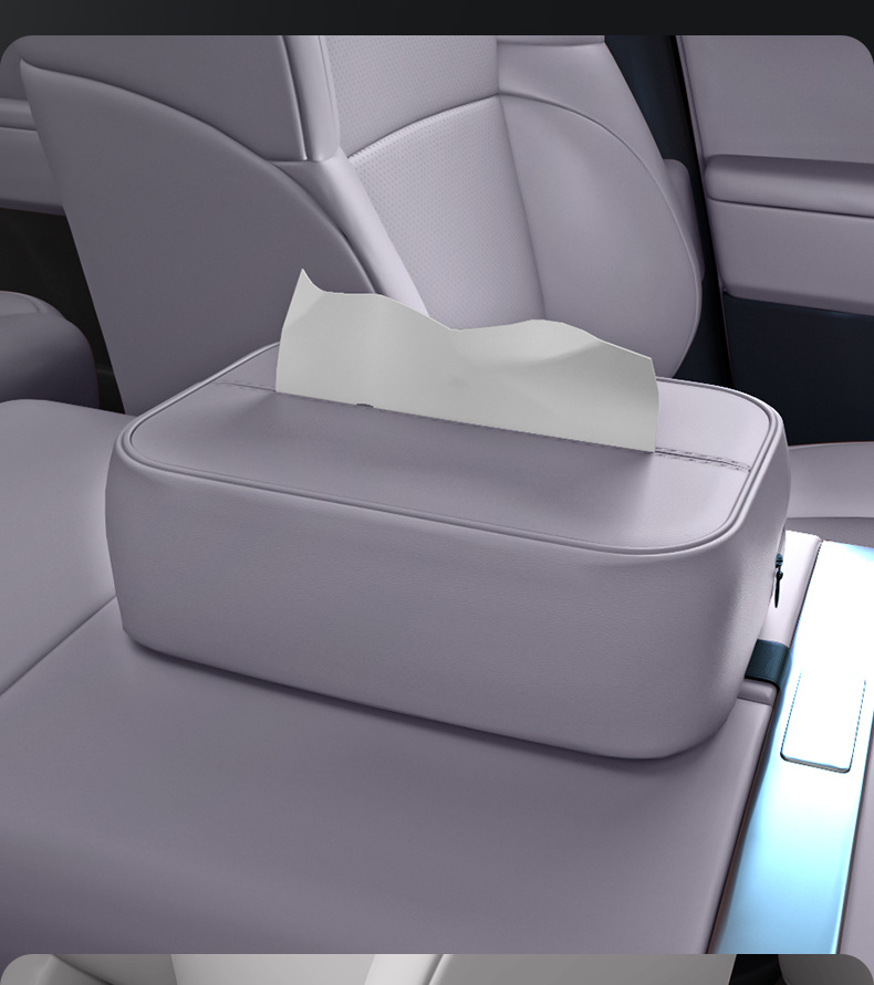 Suitable for Mg Mg4 Car Tissue Box 25 New Seat Hanging Central Control Tissue Bag Interior Paper Box Accessories