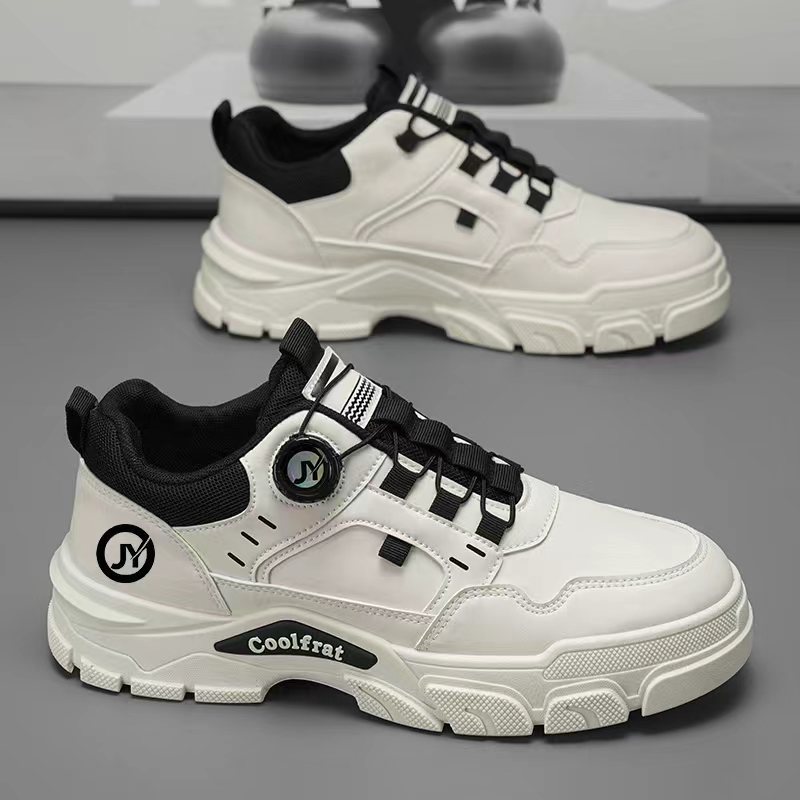 Zapatos masculinos en otoño, nuevas tendencias de zapatos de herramientas transpirables, botas martin, zapatos deportivos de suela gruesa para hombres, zapatos de protección laboral para hombres