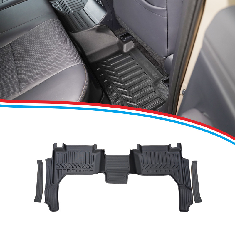 Txinrui Aplicable a Prado Alfombrilla para piso de coche Alfombrilla para pie TPE Land Cruiser LC250 Floor Mats