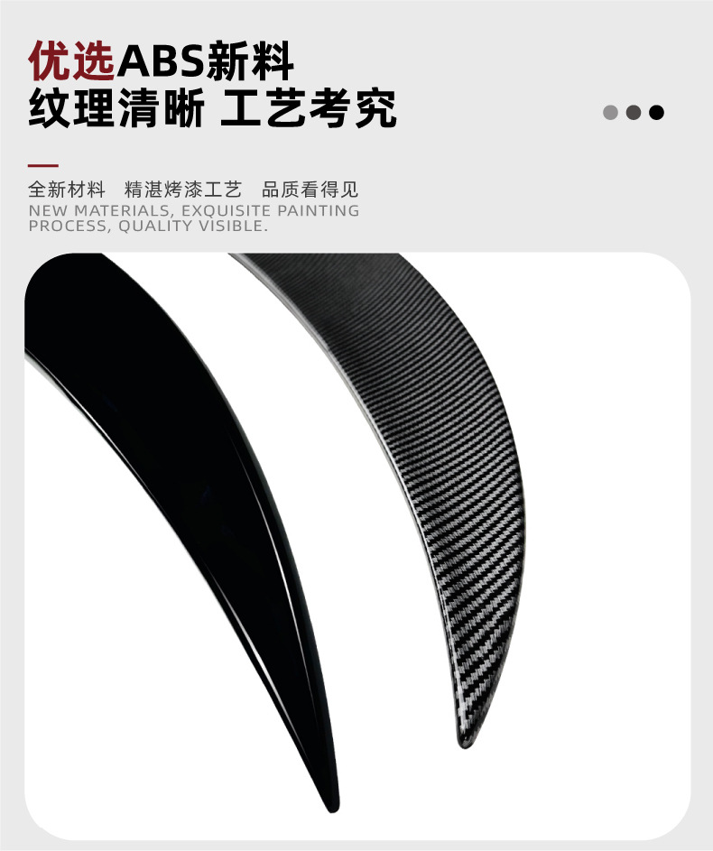 Suitable for Bmw X3 G01 2018+ Mid-Wing Spoiler, Wind Deflector, Exterior Modification Parts