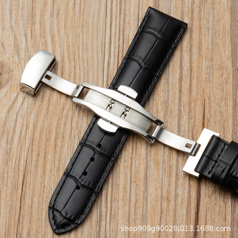 TS [Đen] Khóa bướm bạc / Chiều rộng [12mm]