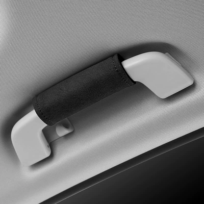 Car handle protective cover car door handle protective cover car roof armrest gloves car interior supplies decoration Complete Collection (Sürətlər qutusu və əl tormozu başlıqları) - default-unbranded-for-other-car-models-please-specify-black-suede-leather-pull-on-gloves