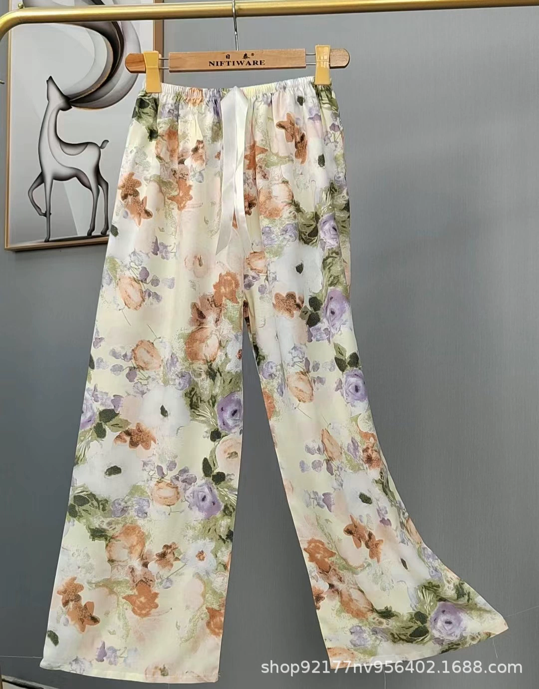 Summer trousers, thin pijama for leisure, Chinese style