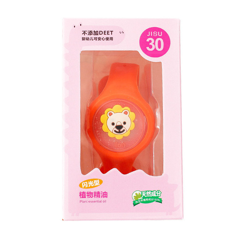 Matching Summer Glitter Mosquito-Repelling Bracelet Cartoon Shining Harmless Watch for Children's Gifts Factory Wholesale