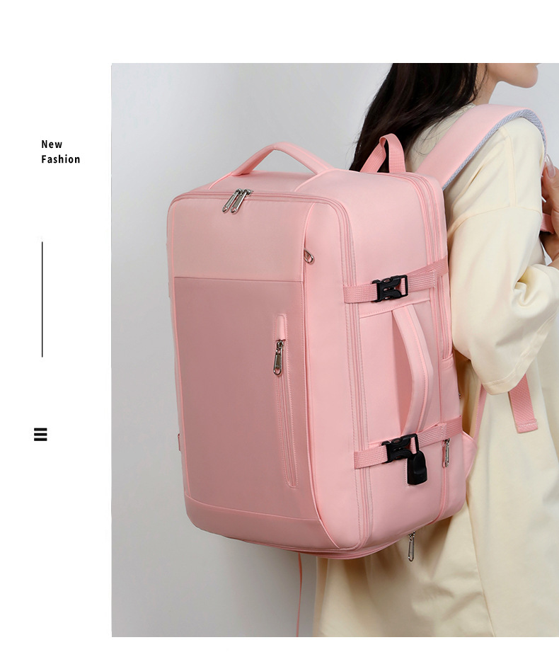 Women's large travel backpack, multi-functional large-capacity computer backpack, outdoor sports and leisure travel backpack, men's Item Picture