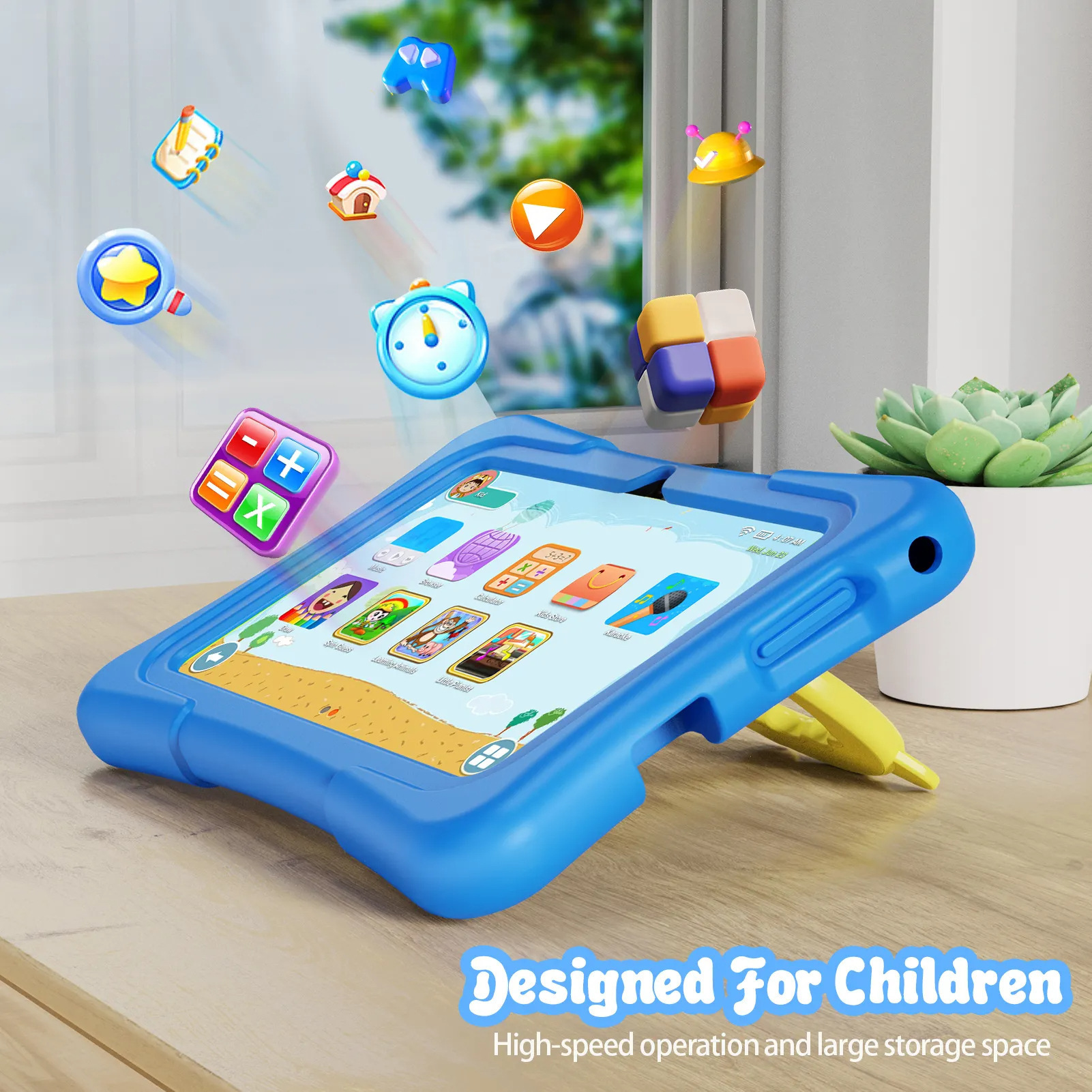 Cross-Border New Model 7inch A133 Children's Learning Machine Educational Smart Learning Tablet Foreign Trade Wholesale Direct Sales