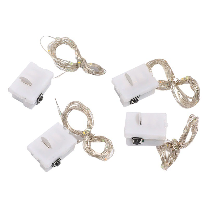 Светодиодный маленький цветной свет мигает струнный свет звездный батарейка медная проволока лампа декоративная атмосфера букет подарочная коробка на день рождения