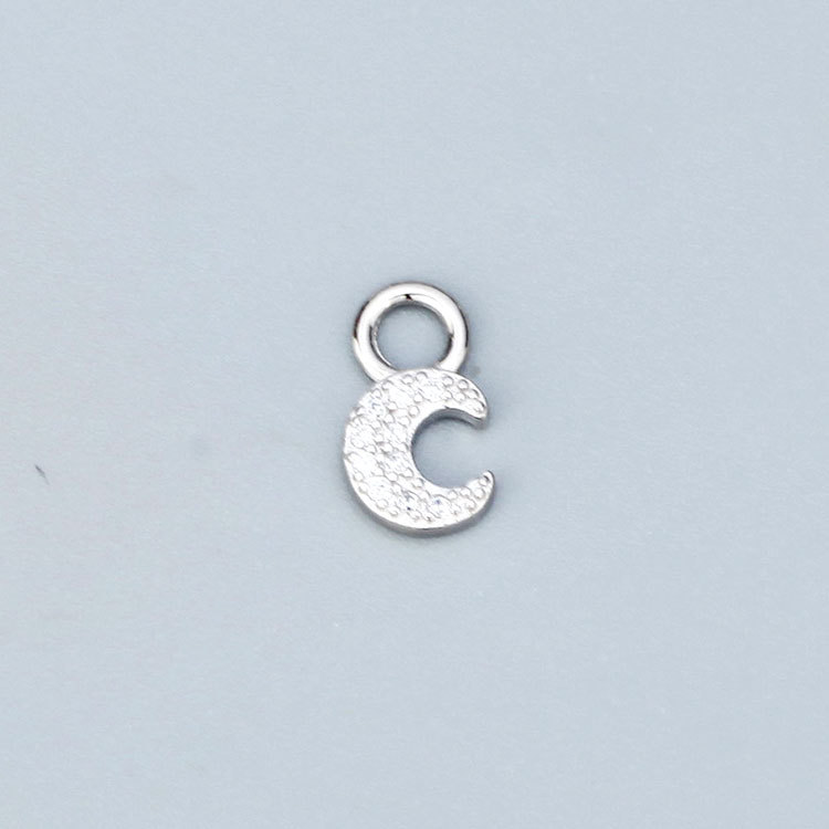 화이트 골드 문 행거 (단일 가격)