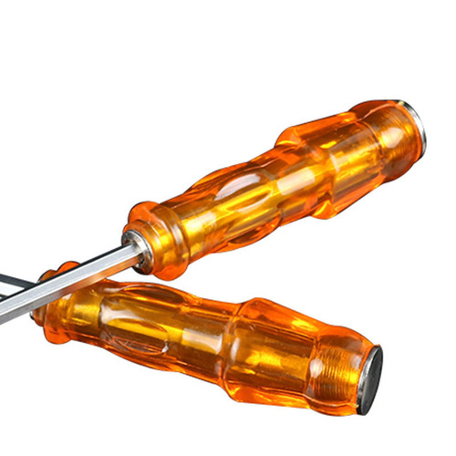 Manufacturer supplies cross-shaped through-hole transparent dual-purpose screwdriver household multi-functional repair tool strong magnetic screwdriver