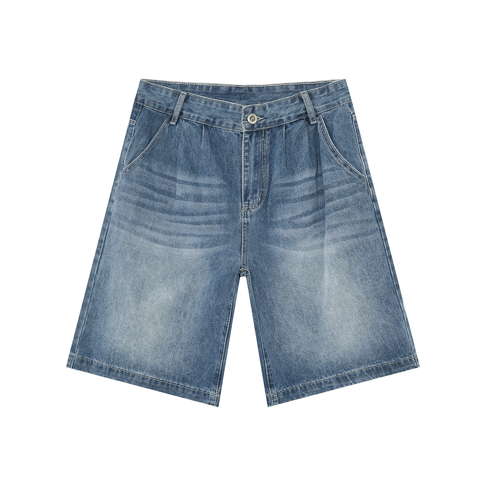 MTLCLOTHES para hombre | Moda americana cleanfit casual lavado blanco camisa de manga corta traje primavera y verano