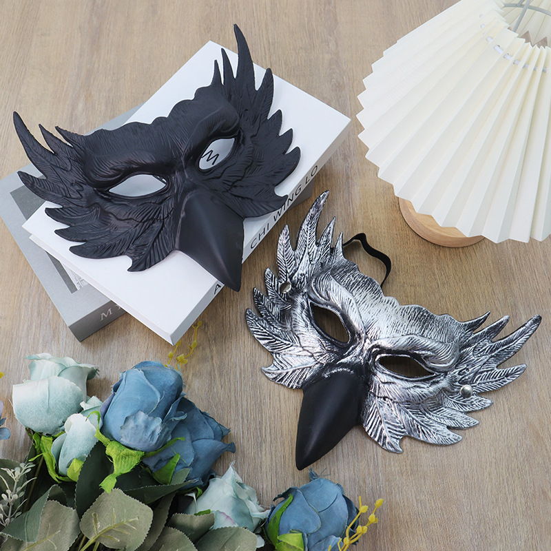 Amazon TK máscaras de Halloween máscaras de halloween máscaras de águila máscaras de baile de maquillaje props de espectáculo decoración de carnaval