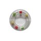 Manufacturers provide plastic toy accessories transparent rubber ring toy DIY teether Crafts accessories
