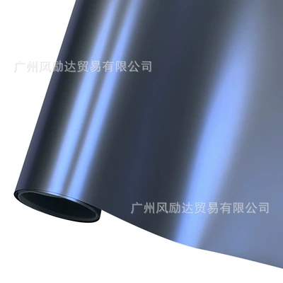 Car Full Body Color Change: Auto Color Change Film - pet-matte-technology-silver-blue-30cmx30cm