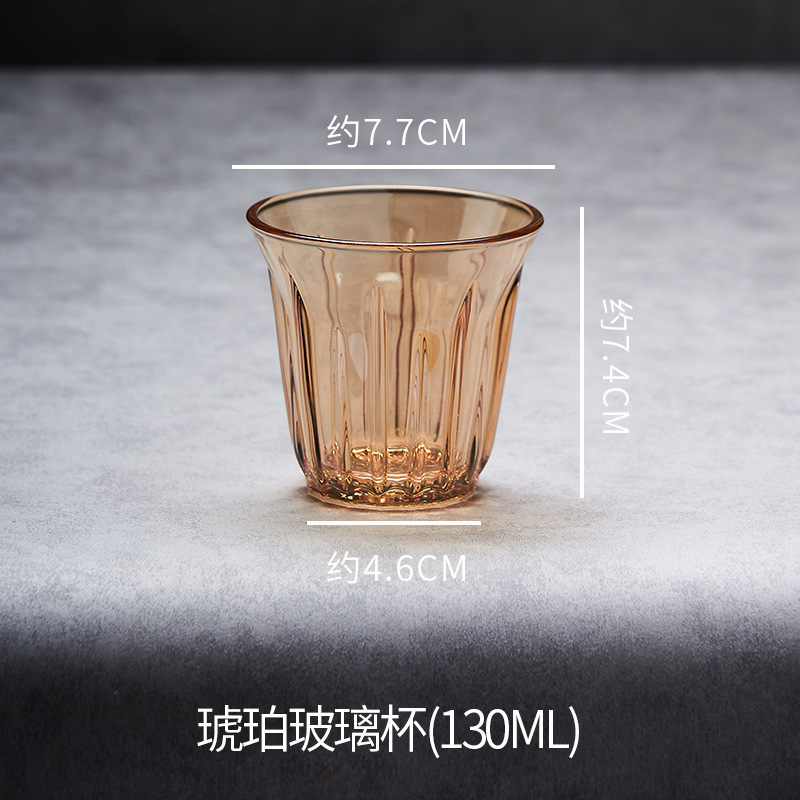 Taza de café pintada vidrio templado pintado a mano bombarderos americanos coloridos retrógrados transparentes sucios Latte Australia