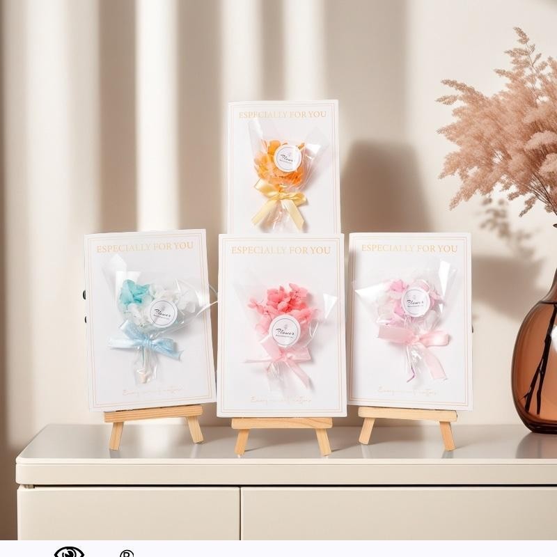 꽃 꽃다발 인사말 카드