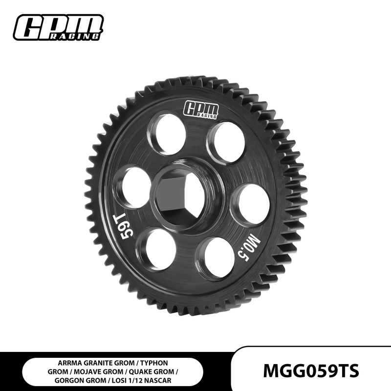 Arrma-1/18 Granite Granite Nicas Medium Carbon Steel Large Tooth 0.5 Mold 59t Arrma-1/18 Granite Granite Nicas Medium Carbon Steel Large Tooth 0.5 Mold 59t