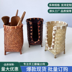 卸売りベトナム竹茶道部品オフィス収納ケース竹編み茶器セット茶濾過茶から部品木収納筒まで