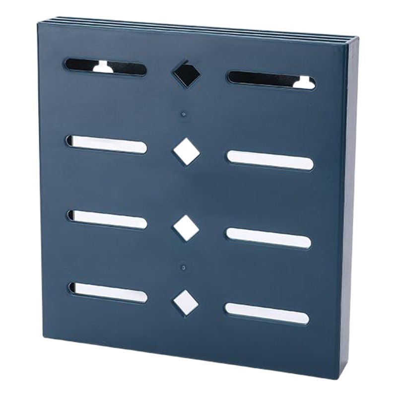 Suministros de plástico montado en la pared cuchillo de fruta caja de almacenamiento estante de almacenamiento titular de cuchillo hogar cuchillo de perforación titular de cuchillo de cocina rack de cocina