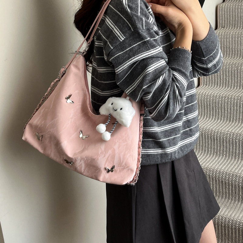 Large-Capacity Bag for Women 2025 Cross-Border New Niche Design Commuter Multi-Functional Backpack Single Shoulder Crossbody Backpack