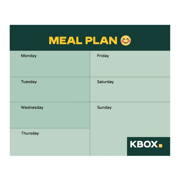 Meal Plan (14*17cm)