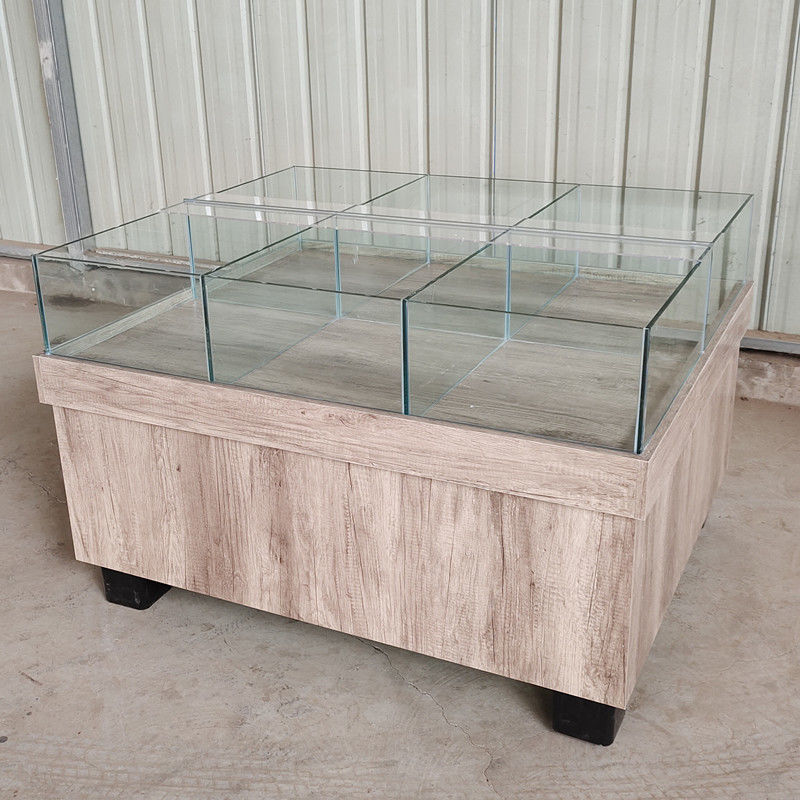 超市干果货架杂粮干货展柜食品散装中岛柜花茶店展示柜糖果柜柜子