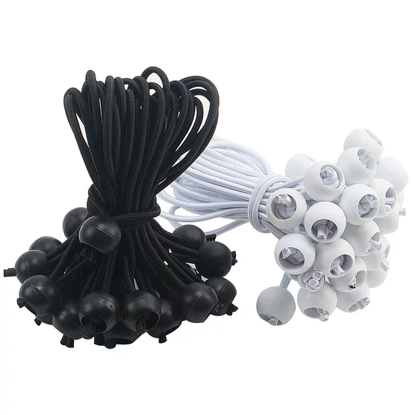 Outdoor camping canopy tent fixed storage elastic rope plastic ball elastic rope strapping storage elastic ball rope