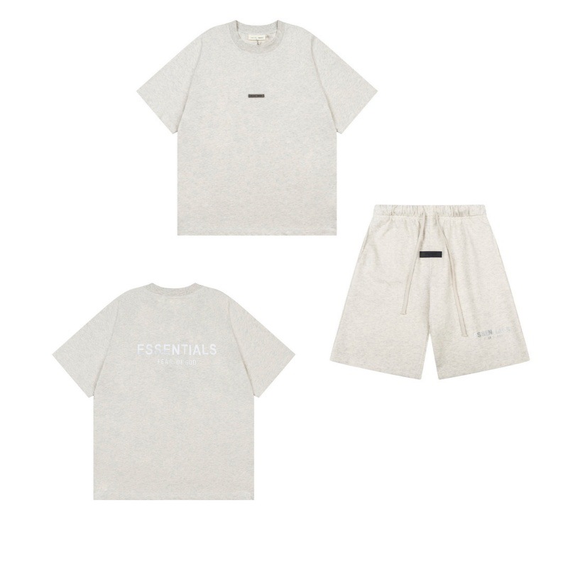 Nueva Sudadera con Capucha FEAR OF GOD ESSENTIALS con Letras Estampadas, Unisex, Casual, Holgada, con Forro Polar, Moderna