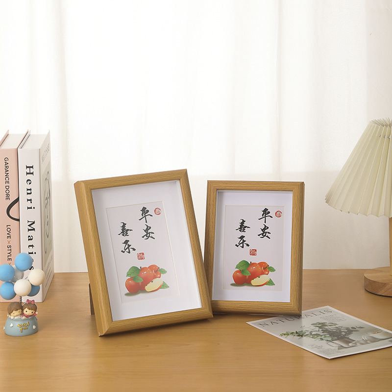 Hollow 1.5cm Wooden Photo Frame Handmade Stereo Dried Flower A3A 48inch Frame Decorative Painting Table Photo Frame Wholesale