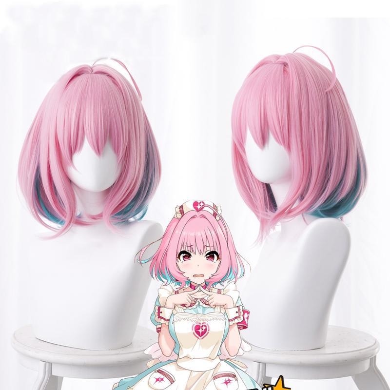 Sintetinis perukas COSPLAY anime personažų modeliavimas rožinė mergina_voghion.com