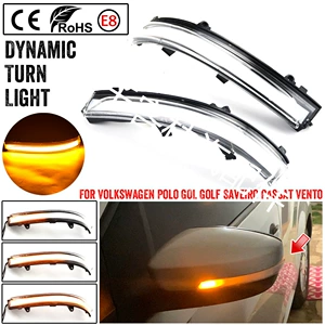 Applicable to Jetta MK62011-2018LED clear water light rearview mirror dynamic turn signal light
