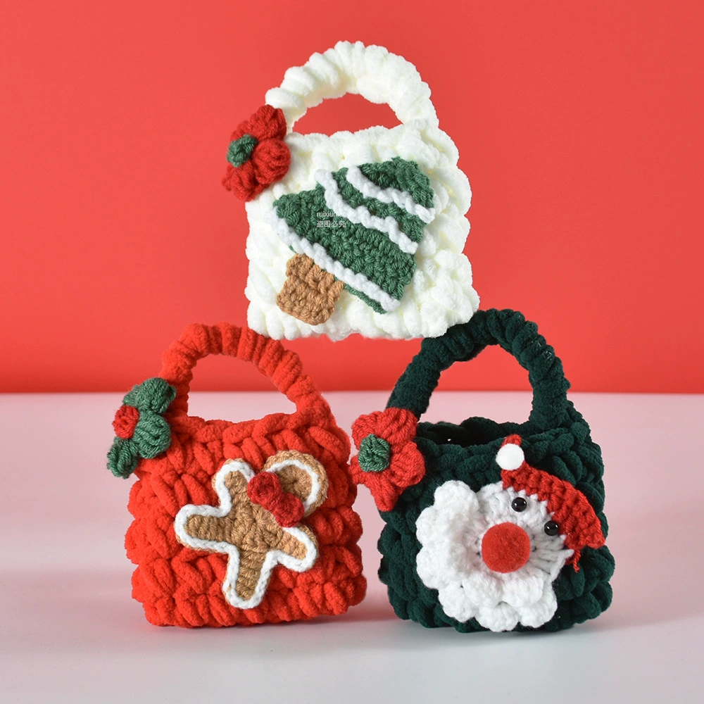 Осенняя и зимняя тканая шерстяная сумка для наушников ручной работы Рождественский подарок Apple сумка AirPodspro2 поколения 3 поколения защитный чехол