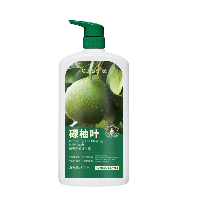 Shake sonido explosivo Qi Si Lu pomelo hoja fragrante transparente aroma de pomelo hoja buena suerte hidratante refrescante fabricante de gel de baño image 6