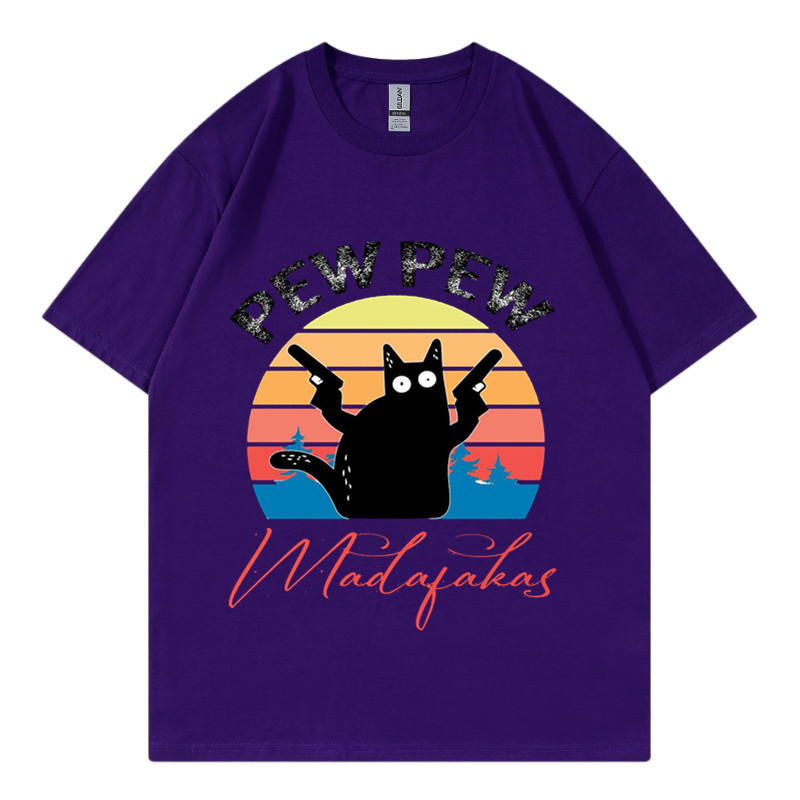 Ανδρικό T-shirt Γάτα Αστείο Κρανίο Κατοικίδιο Χαριτωμένο Τάση Μόδας Δεκαετία του '90 Ζώο Ανδρικό και Γυναικείο T-shirt με Γραφικά T-shirt_voghion.com