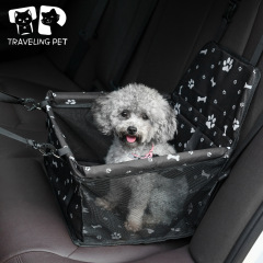 犬猫用の人気のペットカーバッグ、安全で快適、車の外出アーティファクト、汚れ防止、防水シートクッション、カーハンギングバッグ