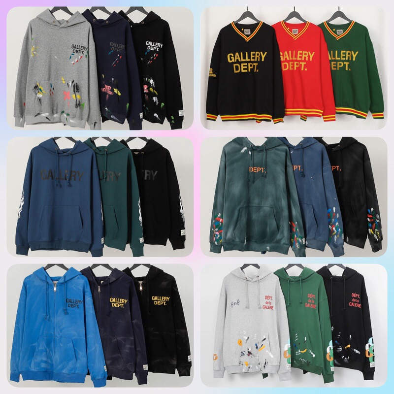 23SS version American retro distressed GD brain casual loose hooded sweater men's and women's hoodie 23SS version American retro distressed GD brain casual loose hooded sweater men's and women's hoodie