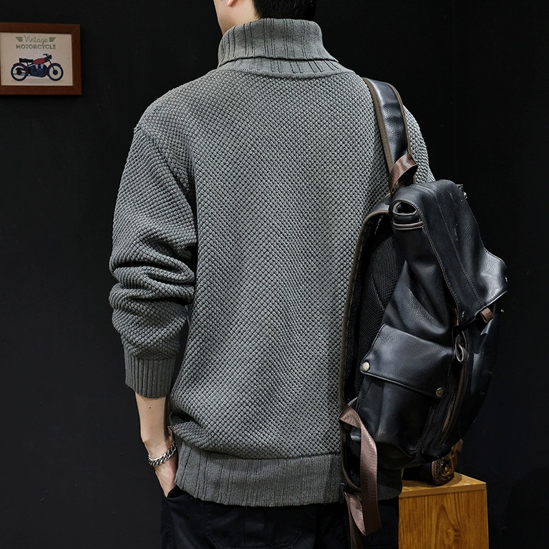 Demi-season sweater, knitted jacket, oversize